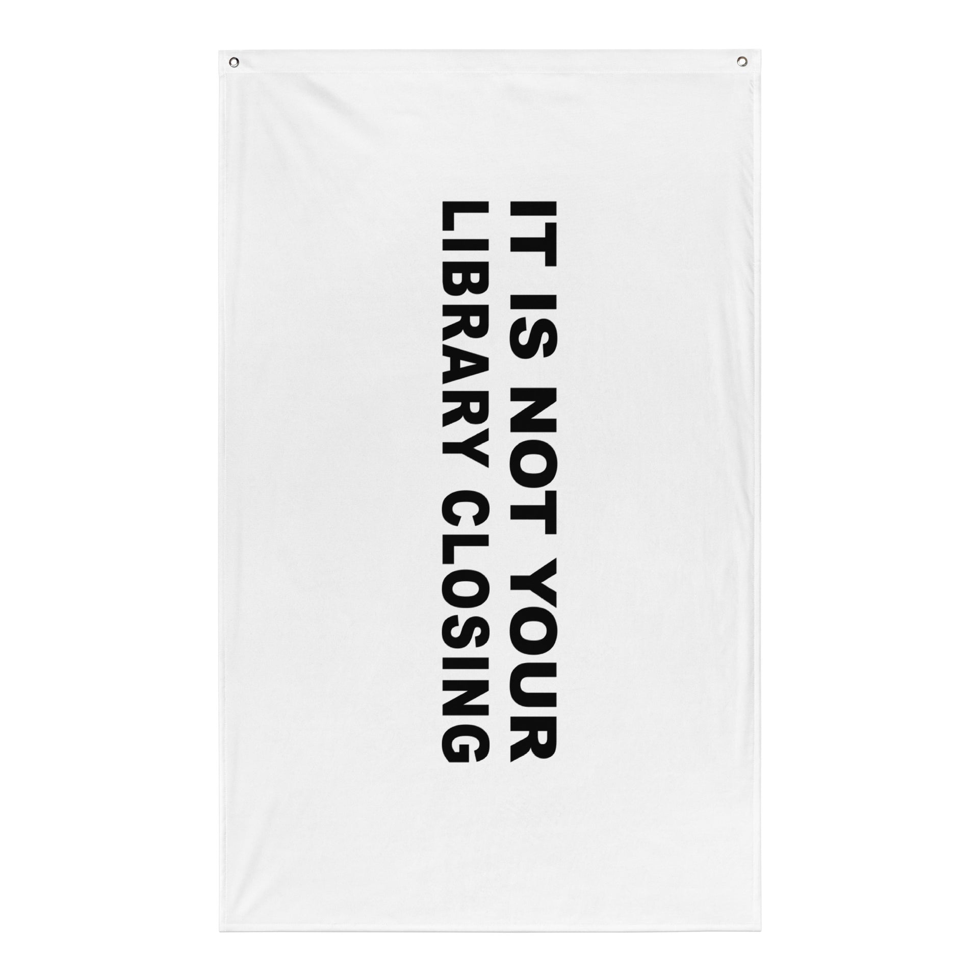 Library Closing Flag