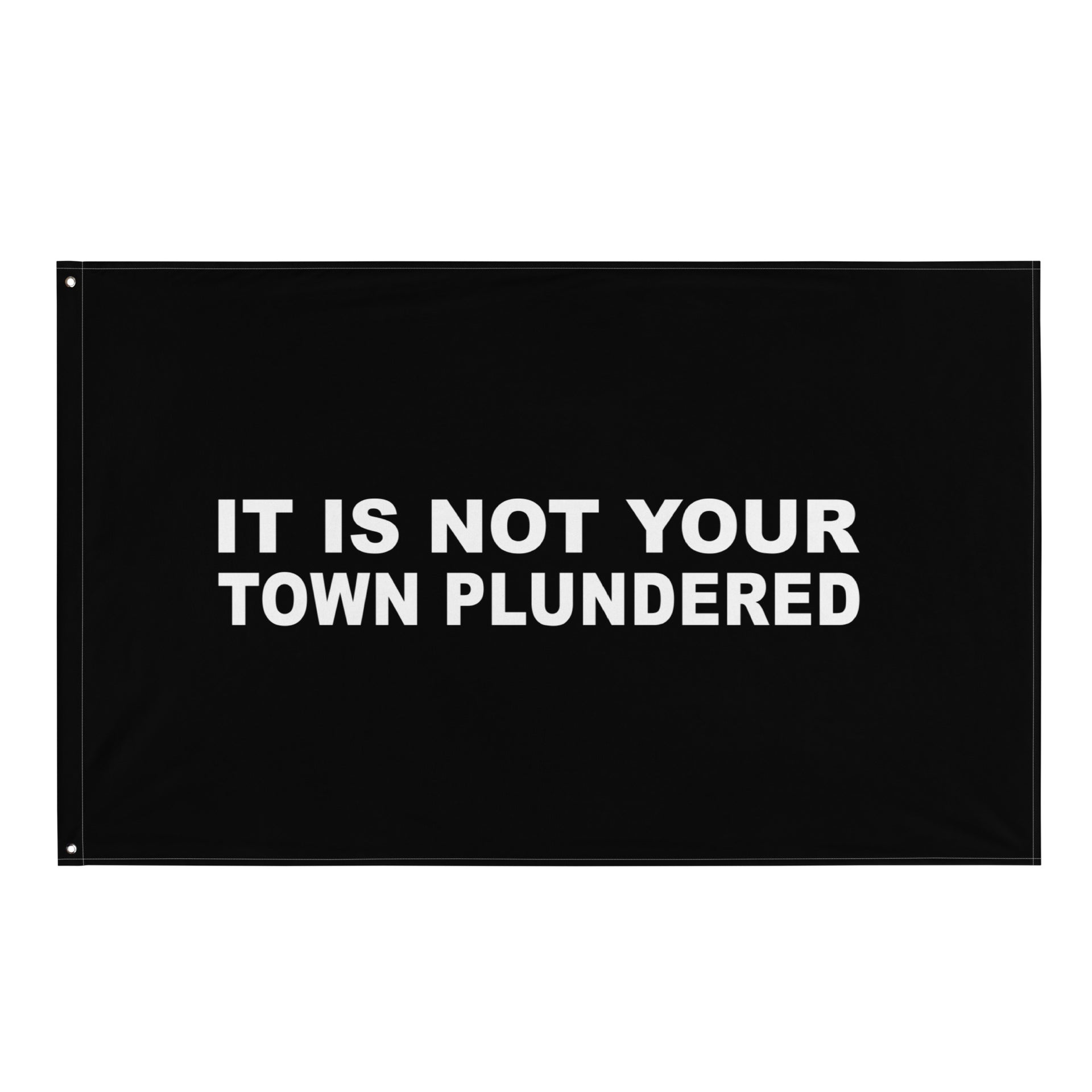 Town Plundered Flag