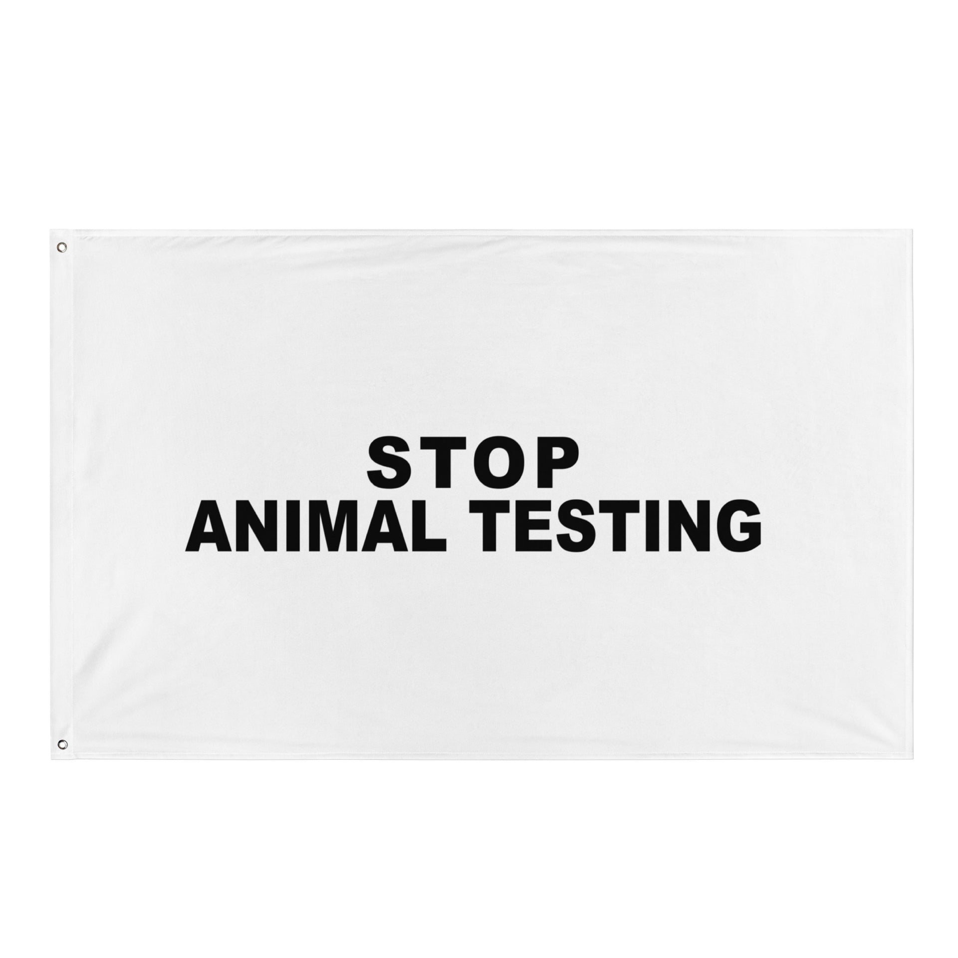 Stop Animal Testing Flag