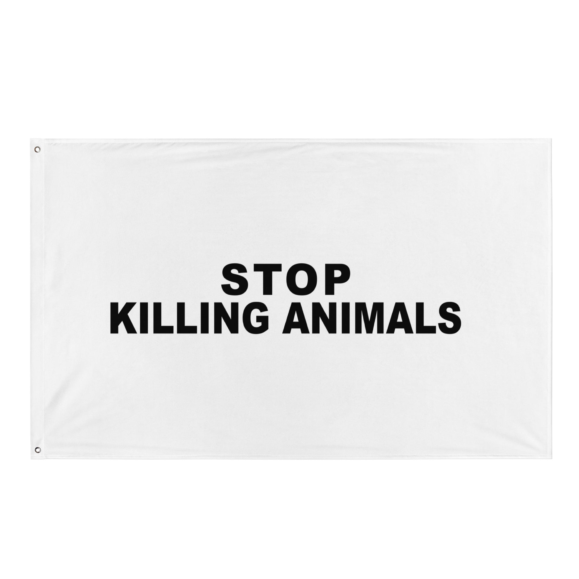 Stop Killing Animals Flag