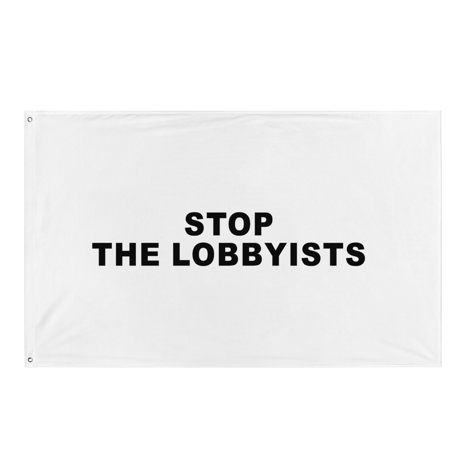 Stop The Lobbyists Flag