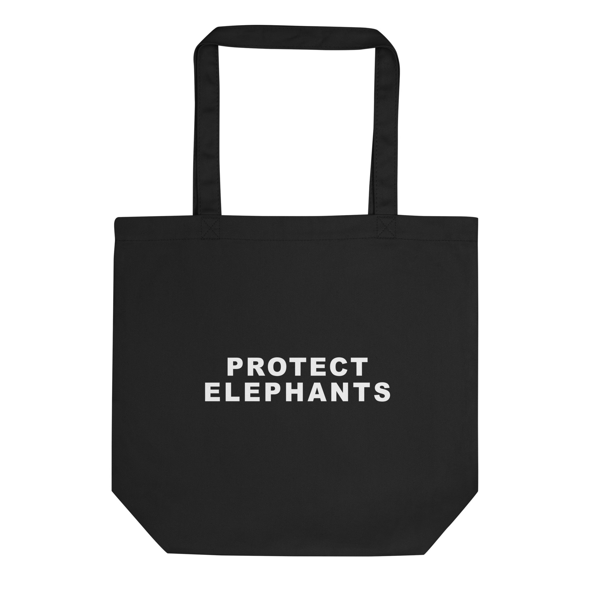 Protect Elephants Eco Tote Bag