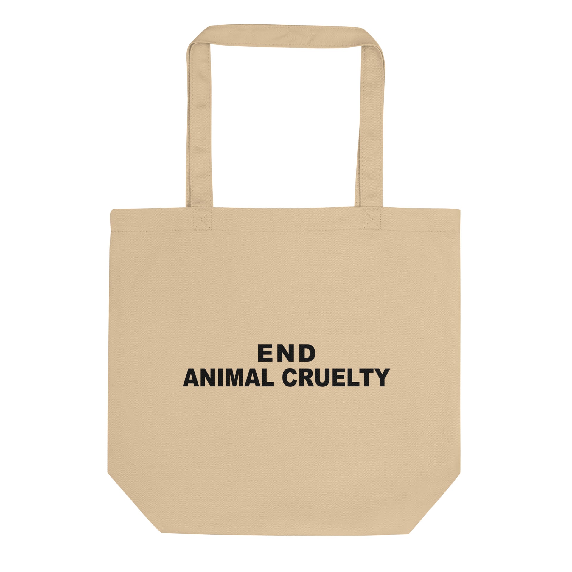 End Animal Cruelty Eco Tote Bag