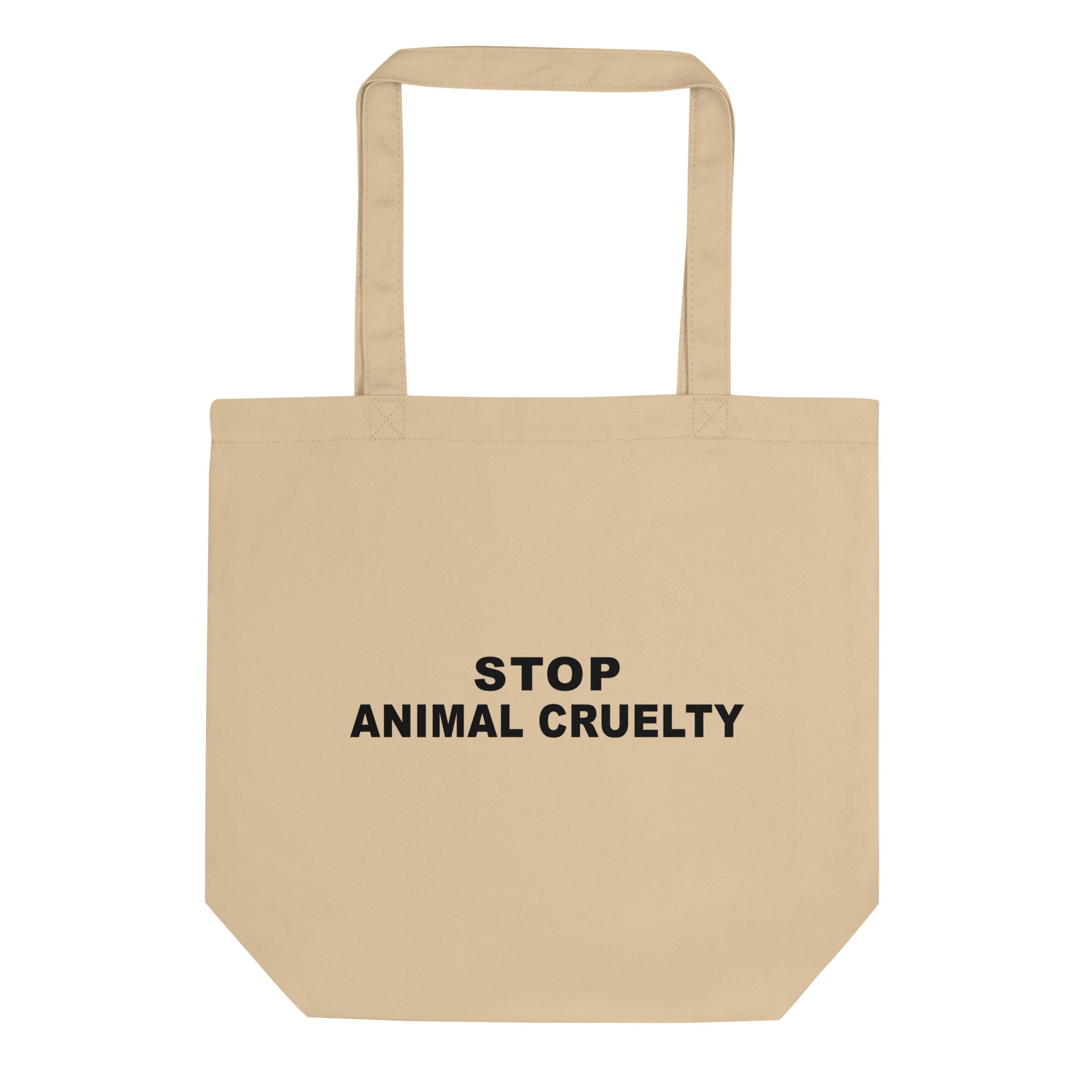 Stop Animal Cruelty Eco Tote Bag