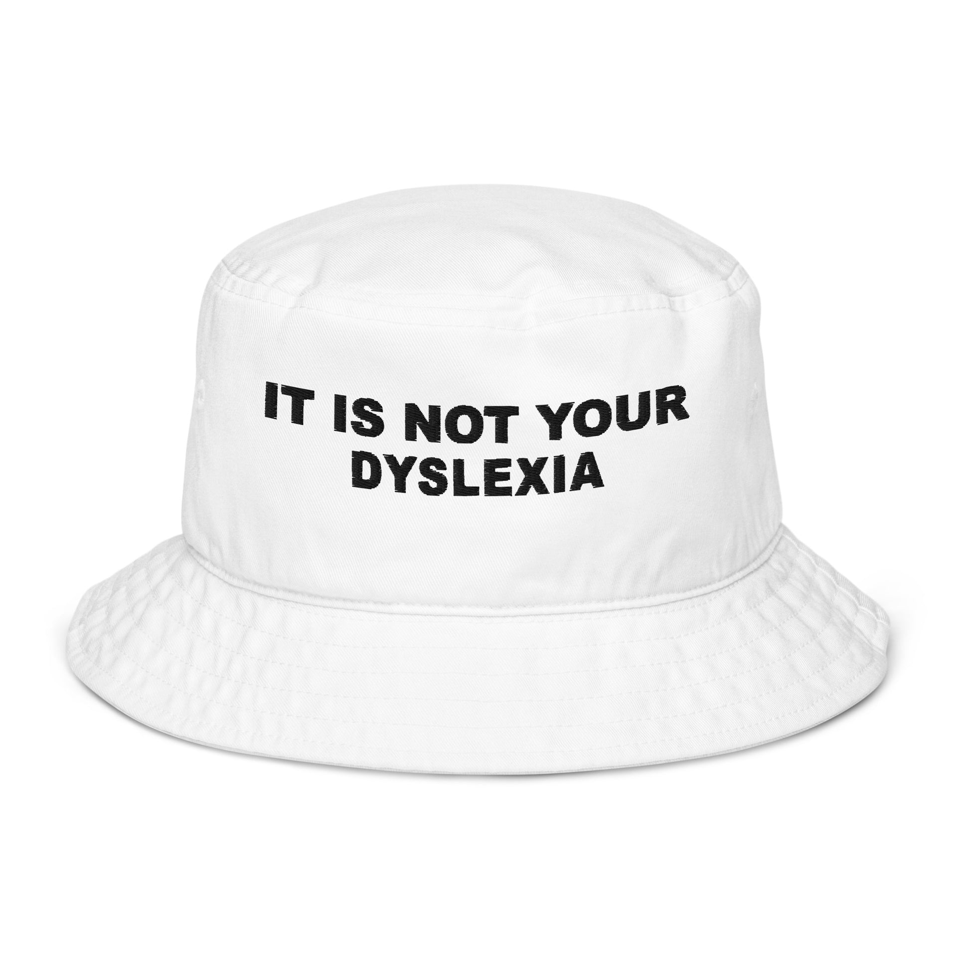 Dyslexia Organic bucket hat