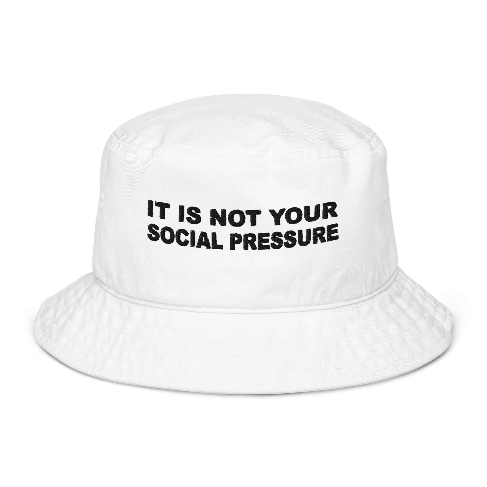 Social Pressure Organic bucket hat