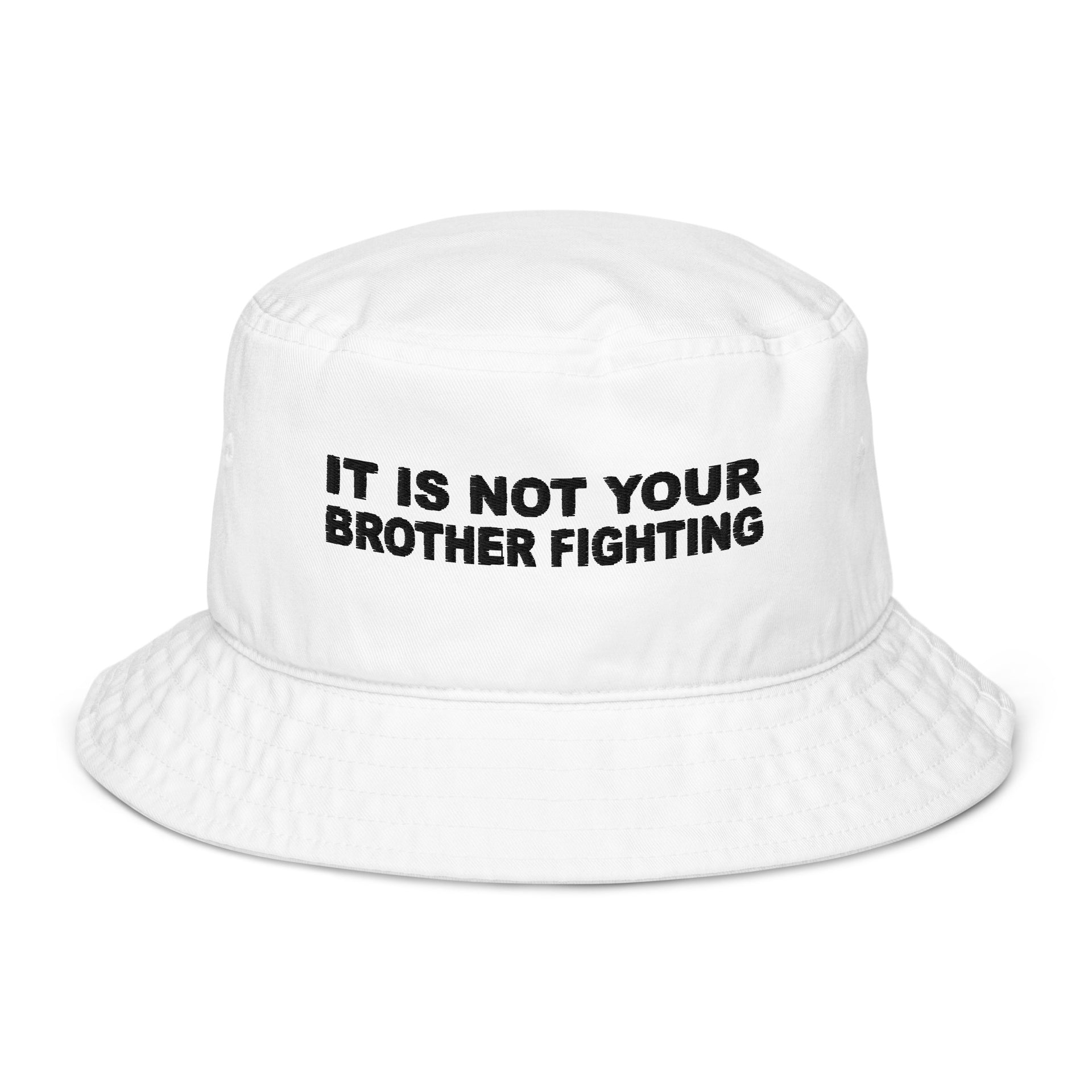 Brother Fighting Organic bucket hat