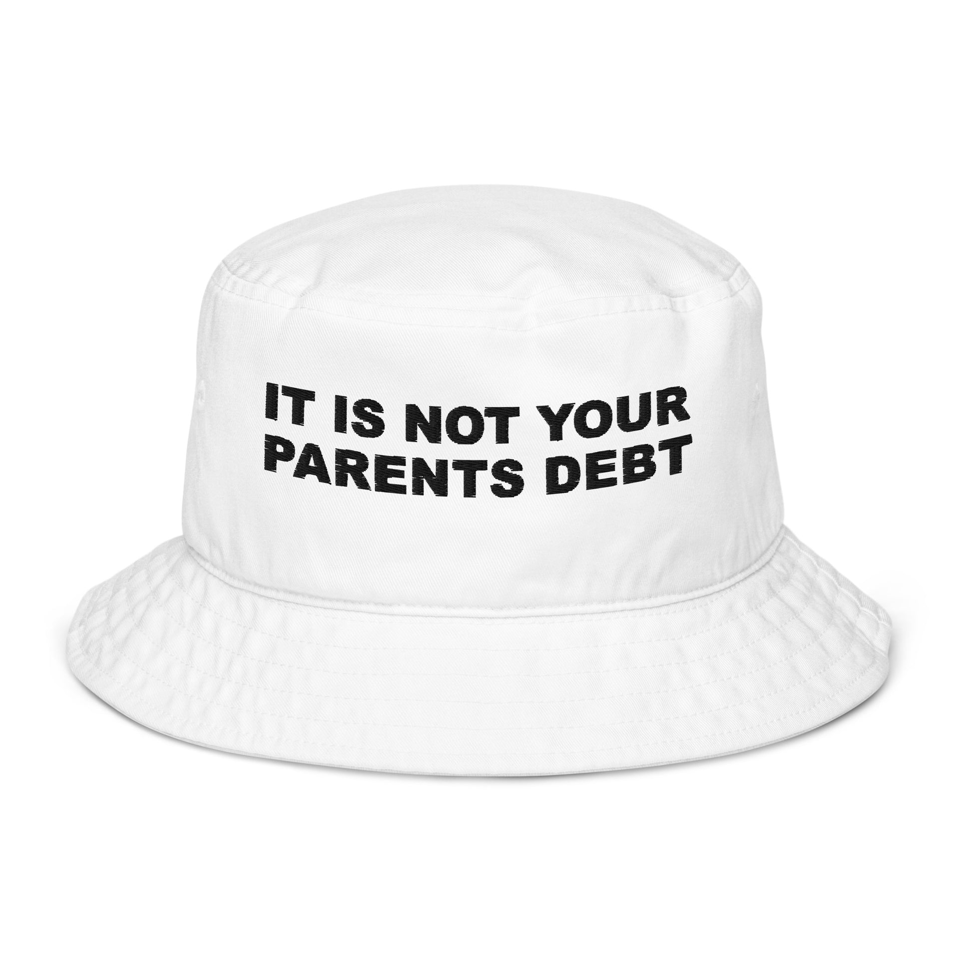 Parents Debt Organic bucket hat