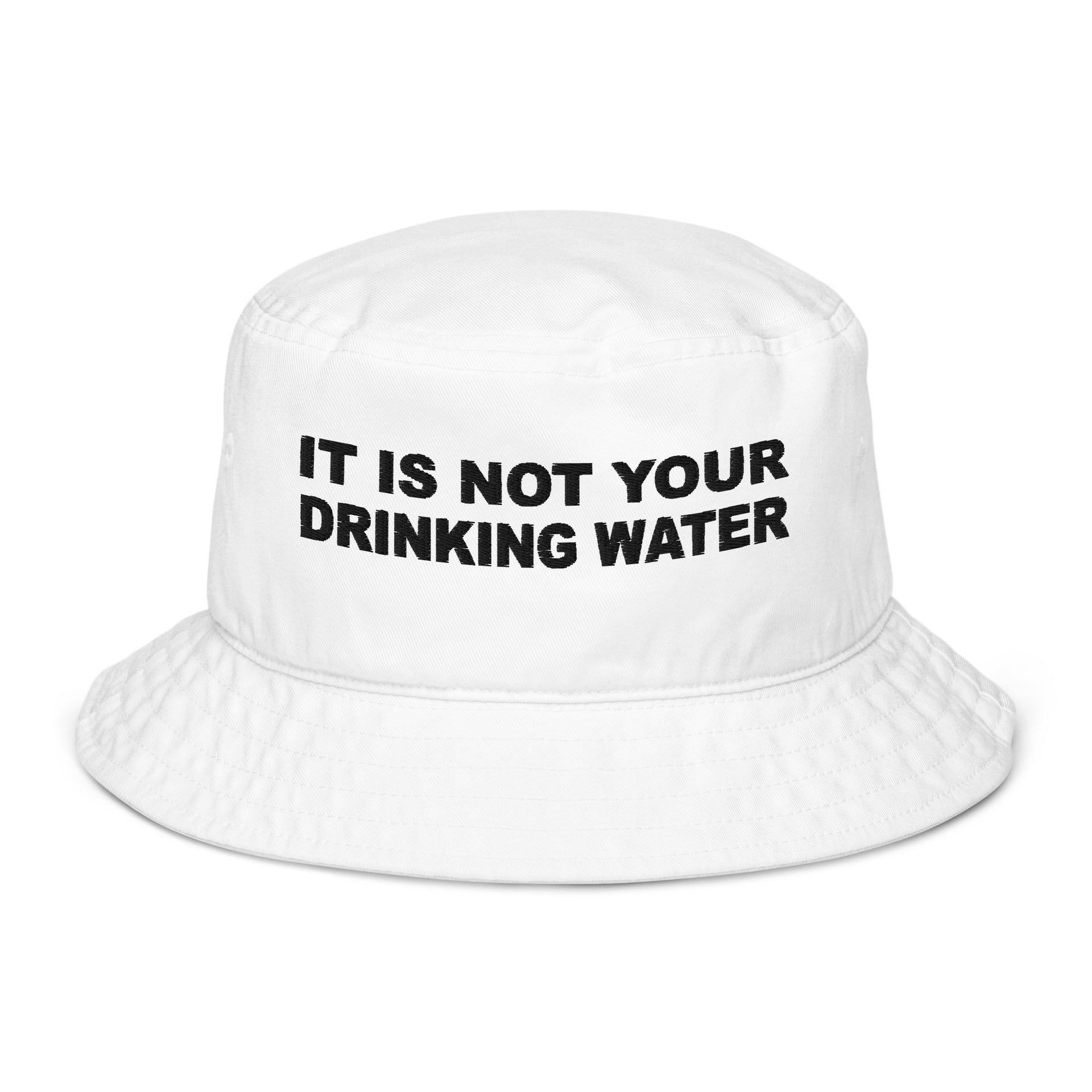 Drinking Water Organic bucket hat