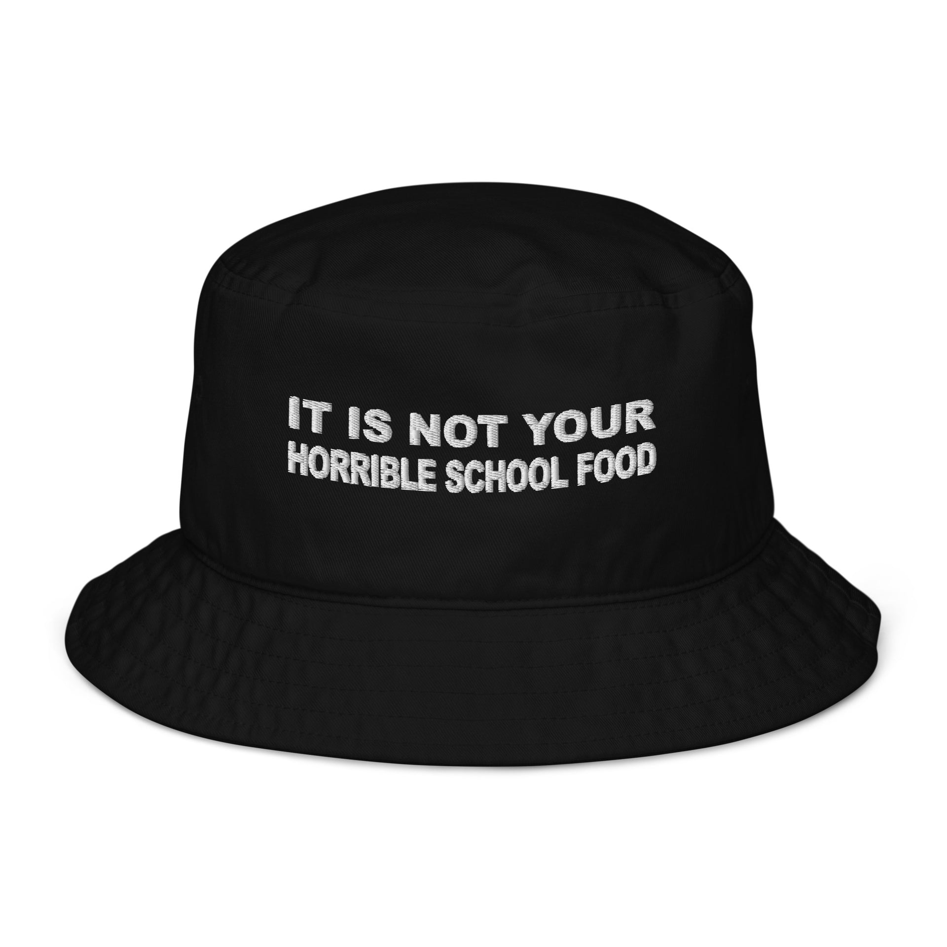 Horrible School Food Organic bucket hat