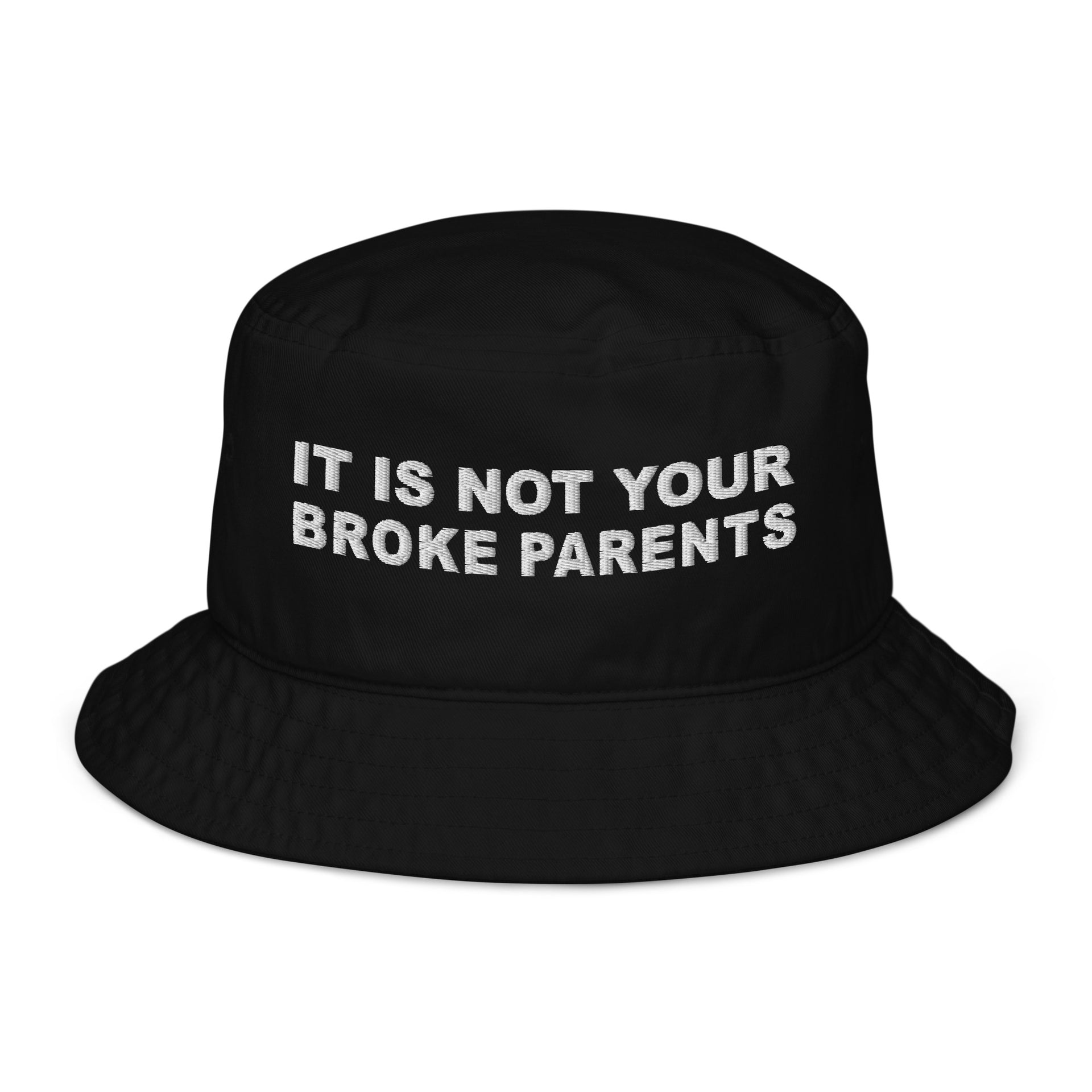 Broke Parents Organic bucket hat