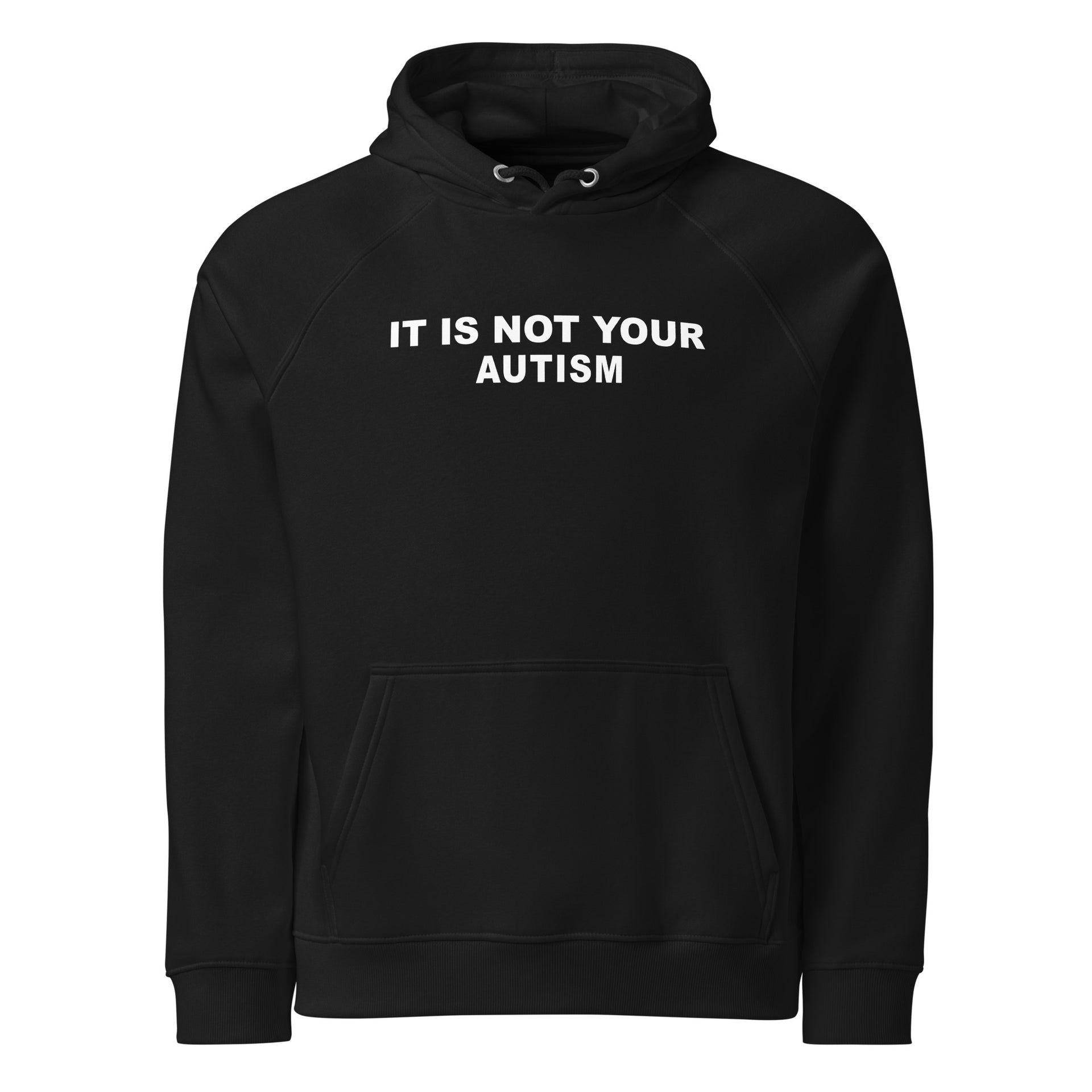 Autism Unisex eco raglan hoodie