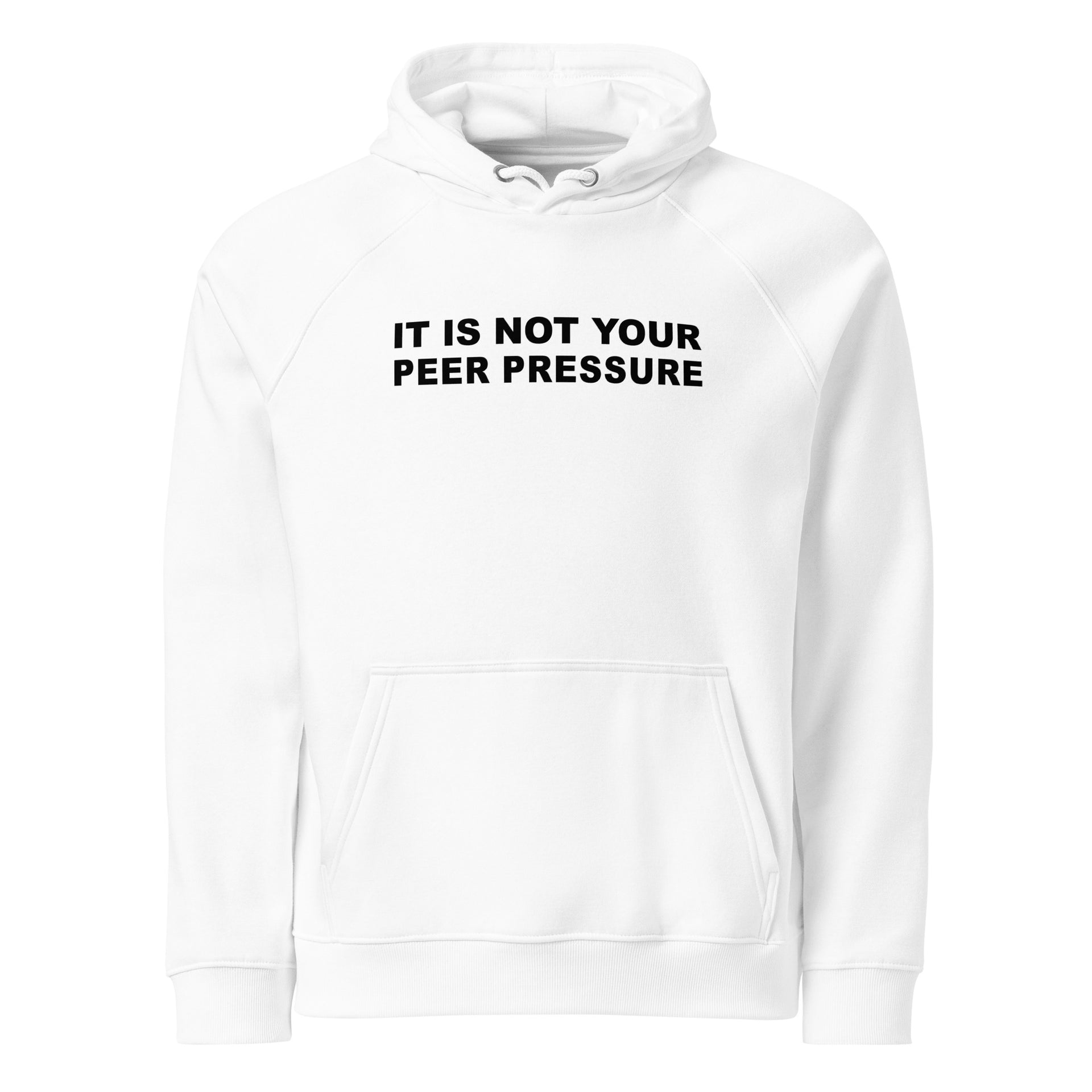 Peer Pressure Unisex eco raglan hoodie