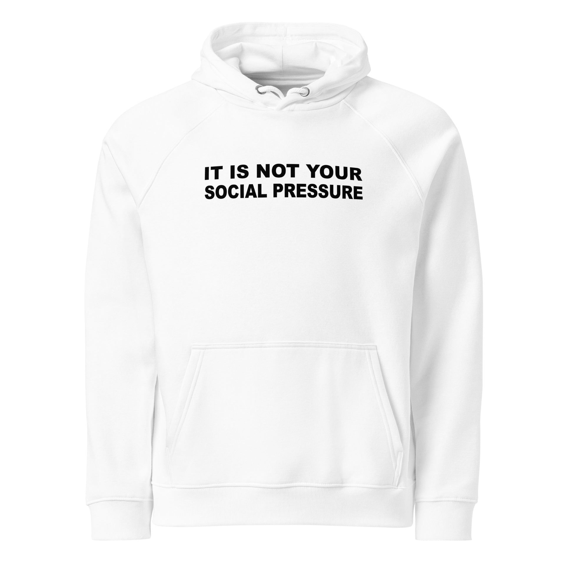 Social Pressure Unisex eco raglan hoodie