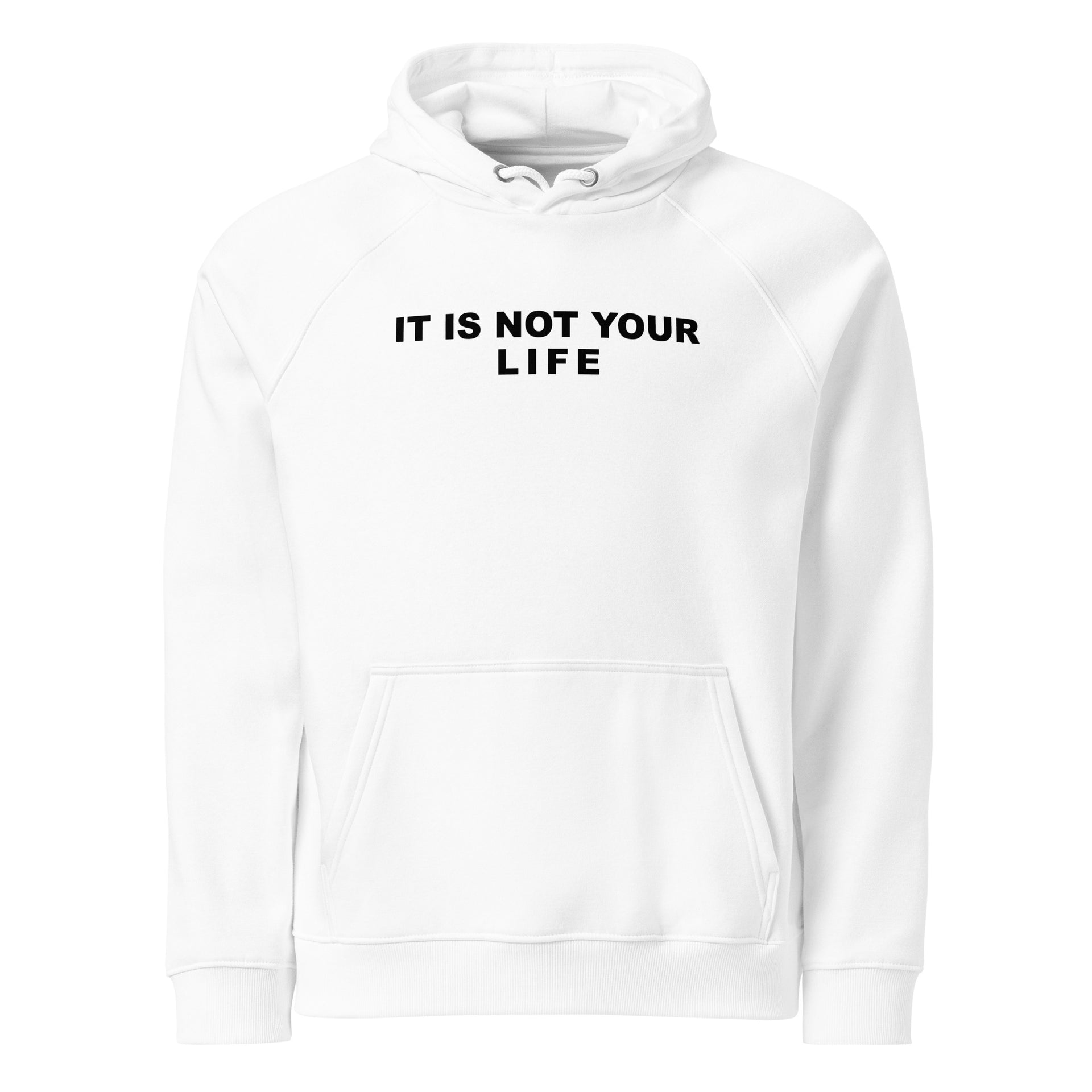 Life Unisex eco raglan hoodie