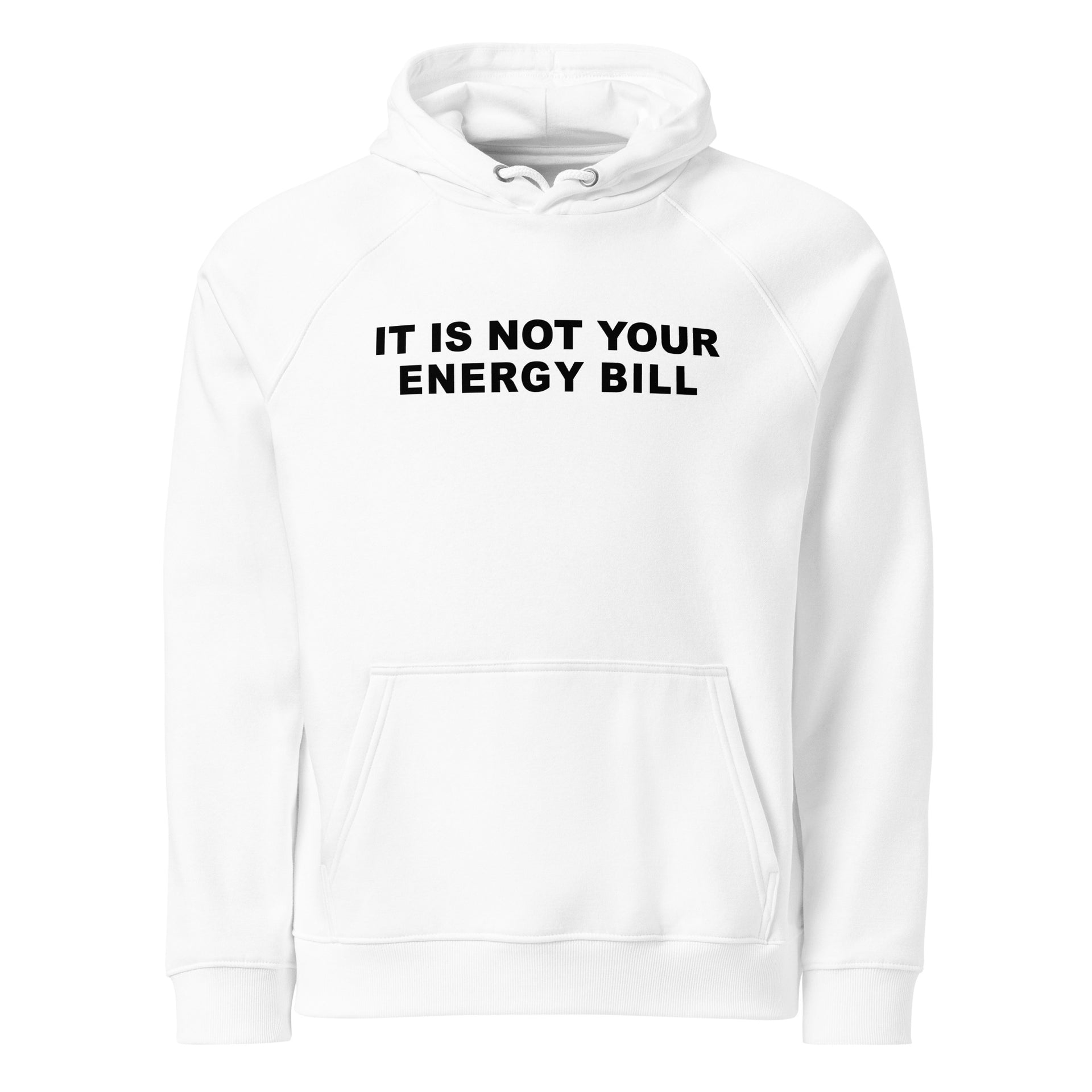 Energy Bill Unisex eco raglan hoodie