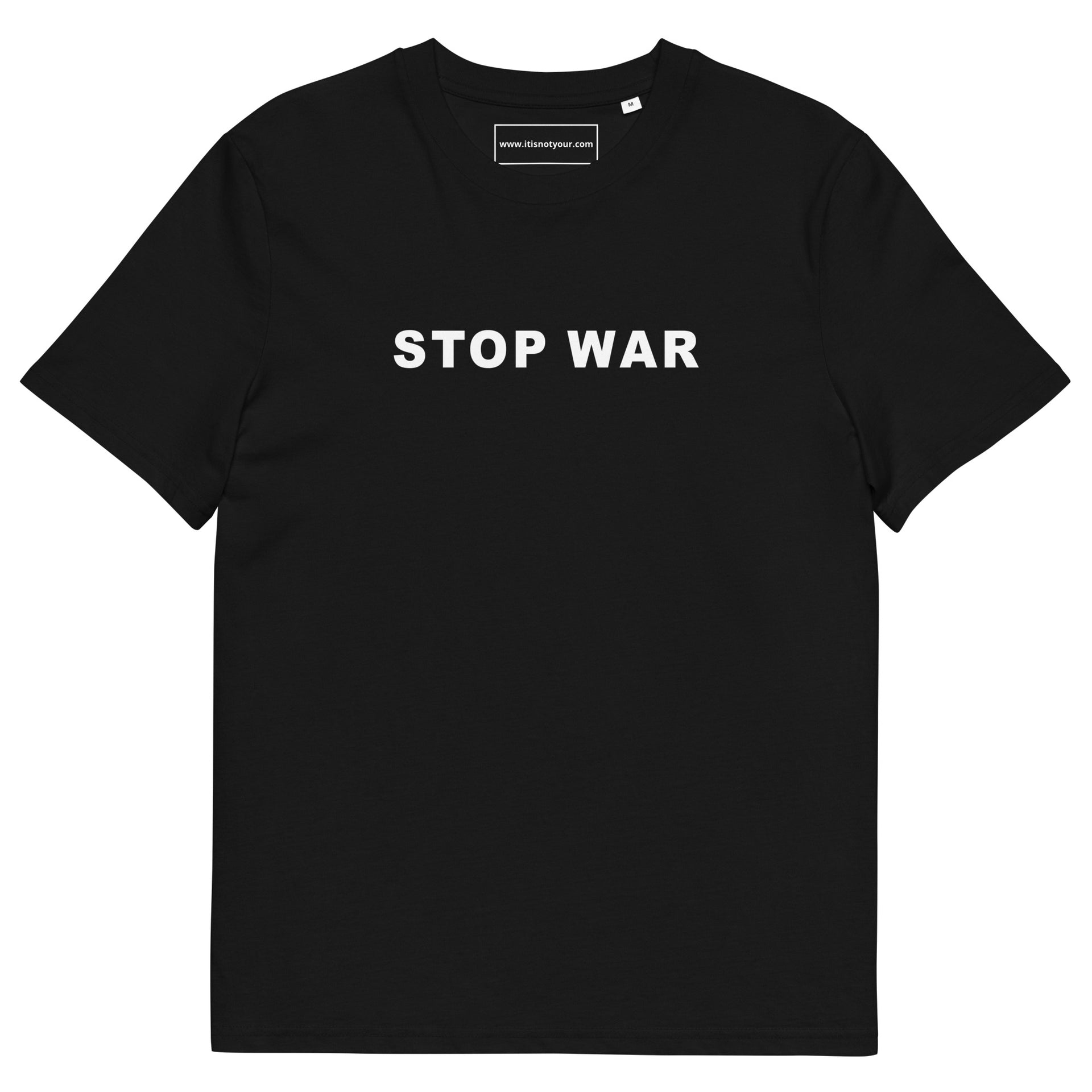 Stop War Unisex organic cotton t-shirt