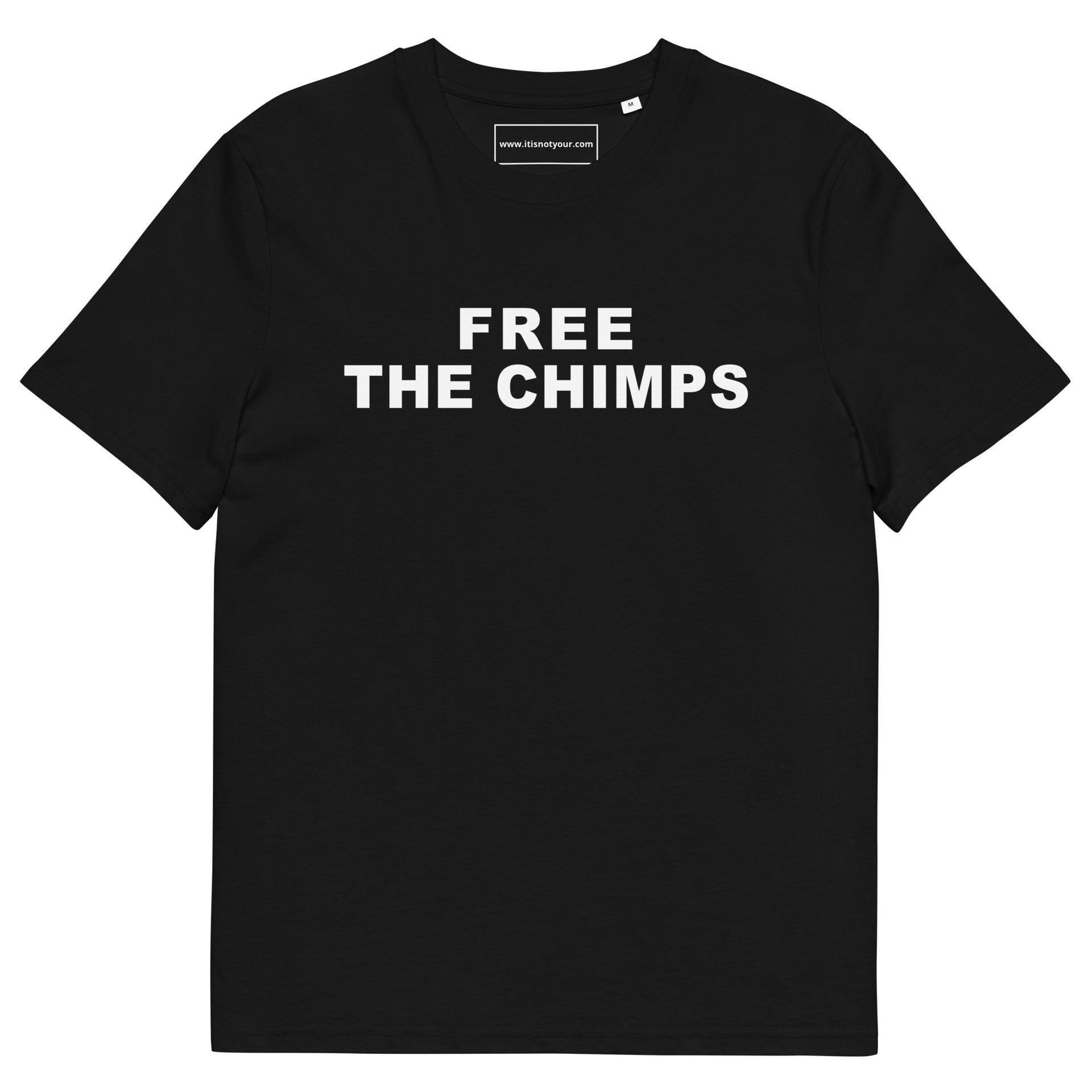 Free The Chimps Unisex organic cotton t-shirt