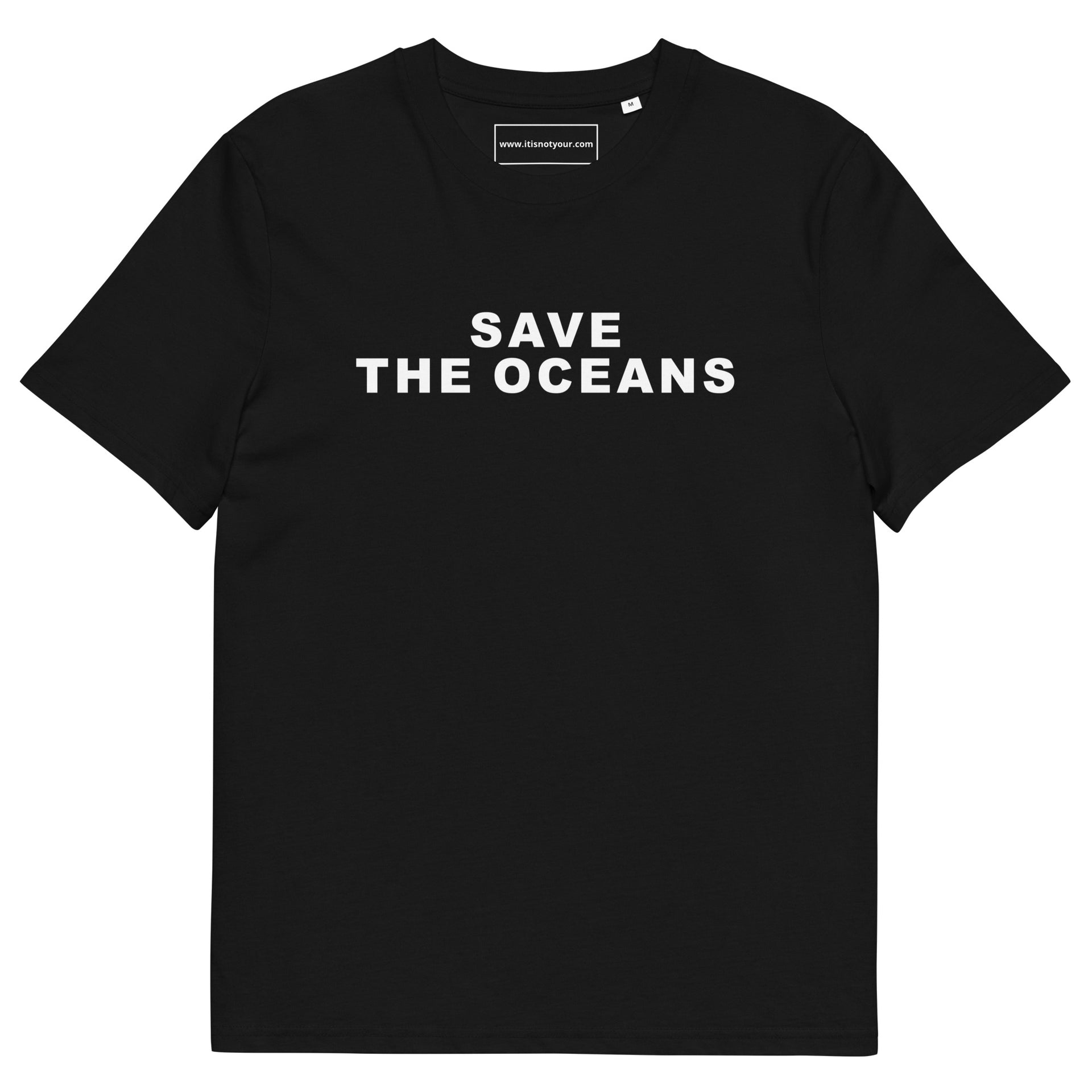 Save The Oceans Unisex organic cotton t-shirt