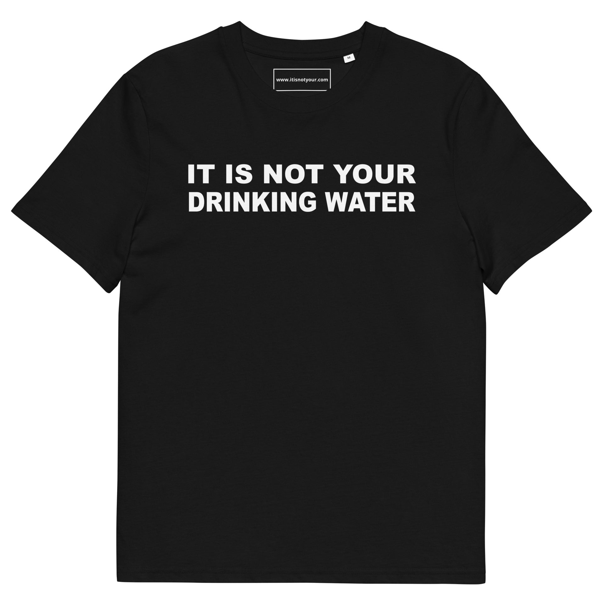 Drinking Water Unisex organic cotton t-shirt