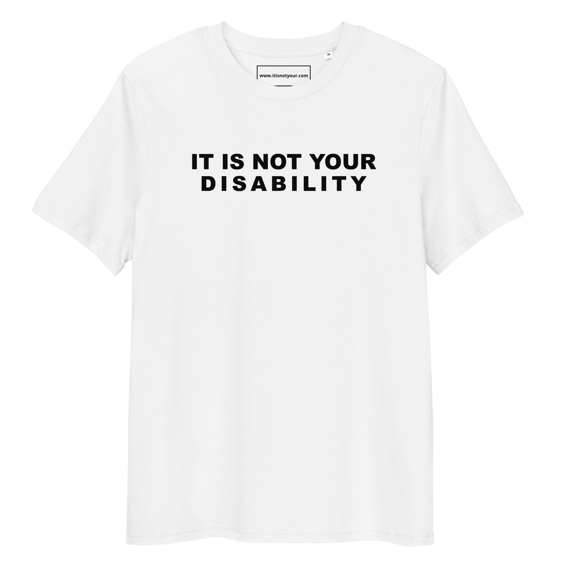 Disability Unisex organic cotton t-shirt