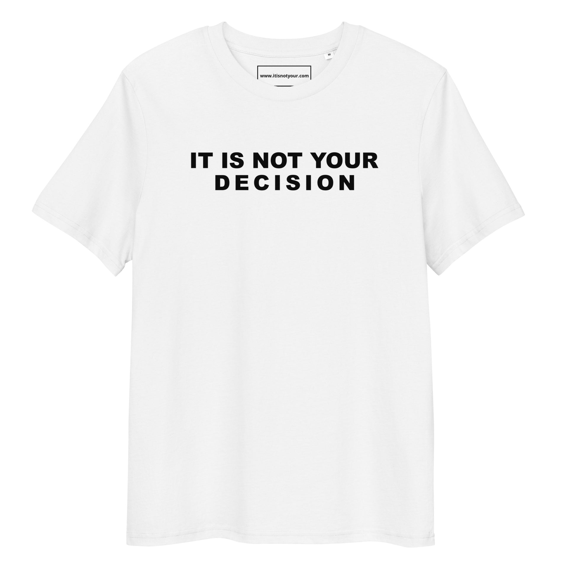 Decision Unisex organic cotton t-shirt