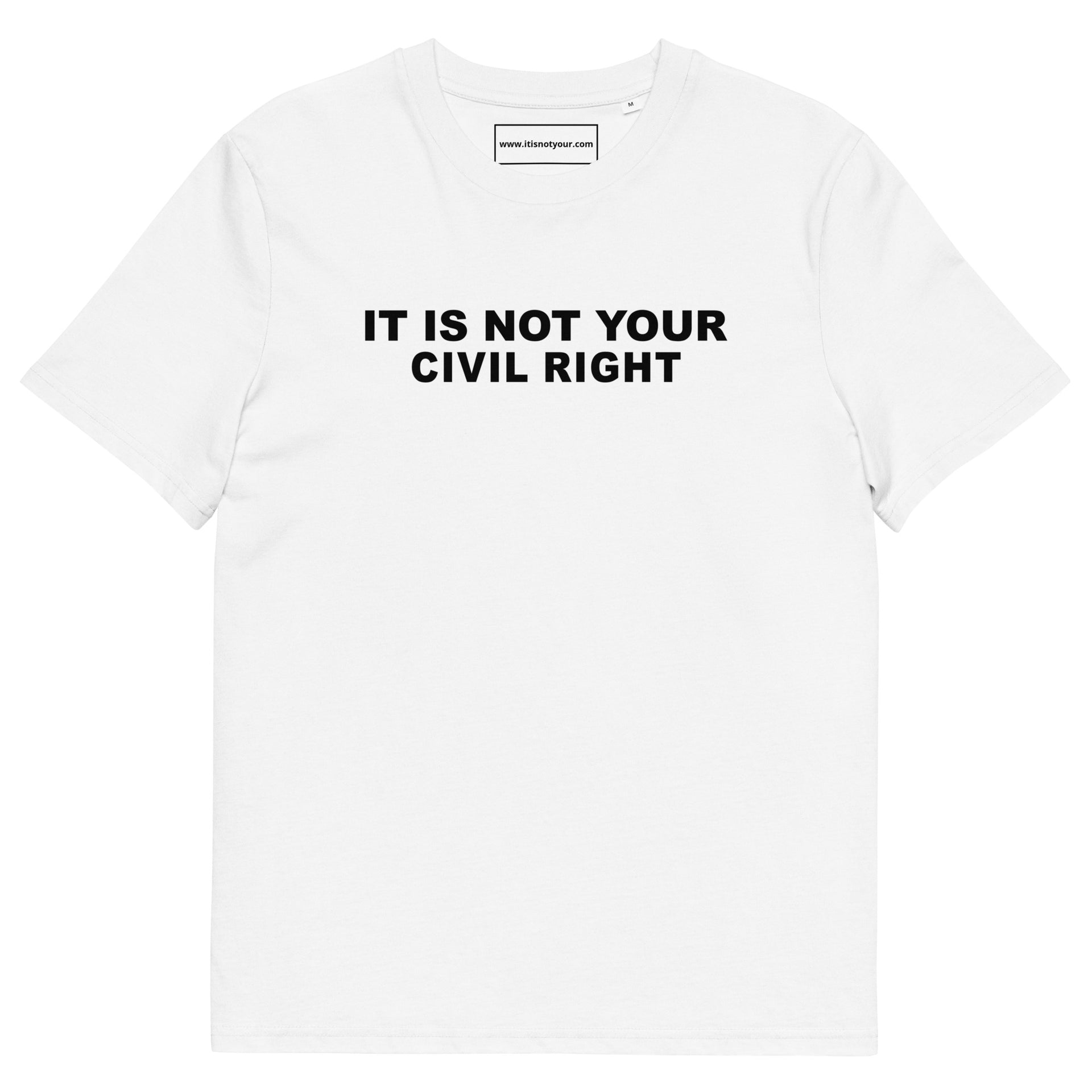 Civil Right Unisex organic cotton t-shirt