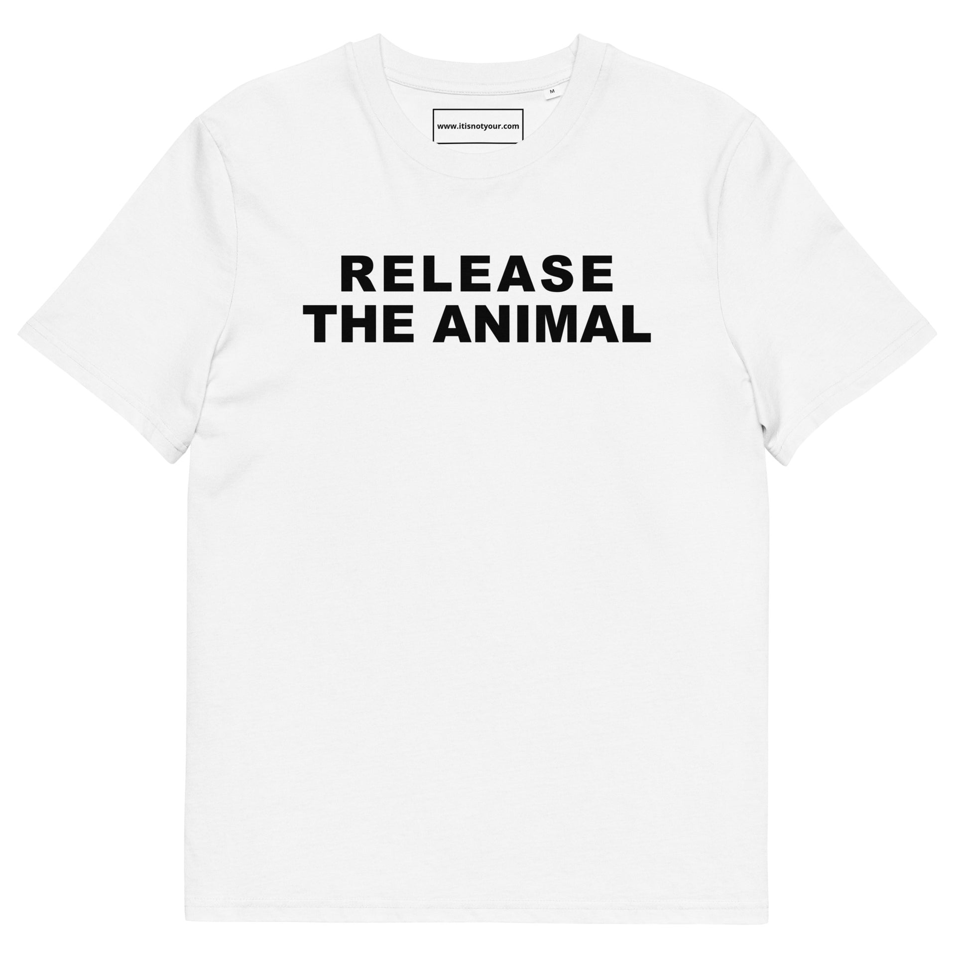 Release The Animal Unisex organic cotton t-shirt