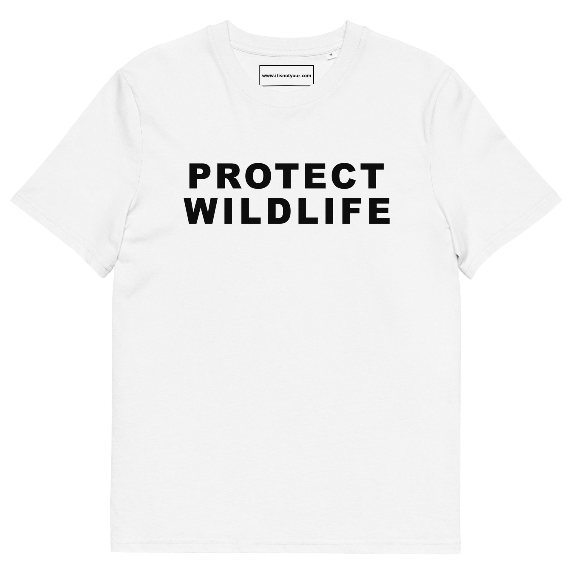 Protect Wildlife Unisex organic cotton t-shirt