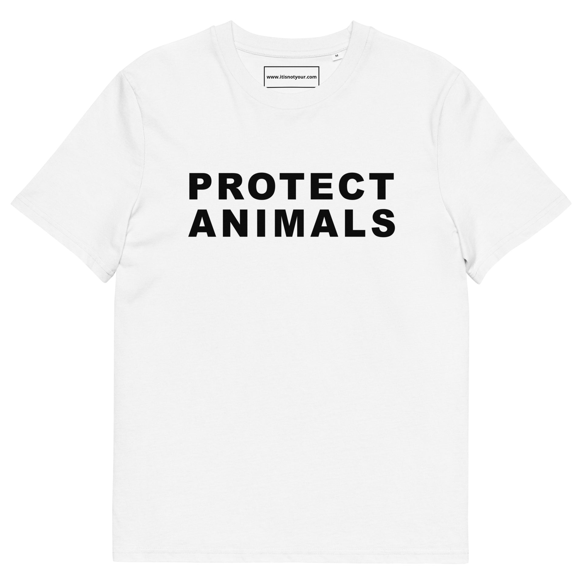 Protect Animals Unisex organic cotton t-shirt