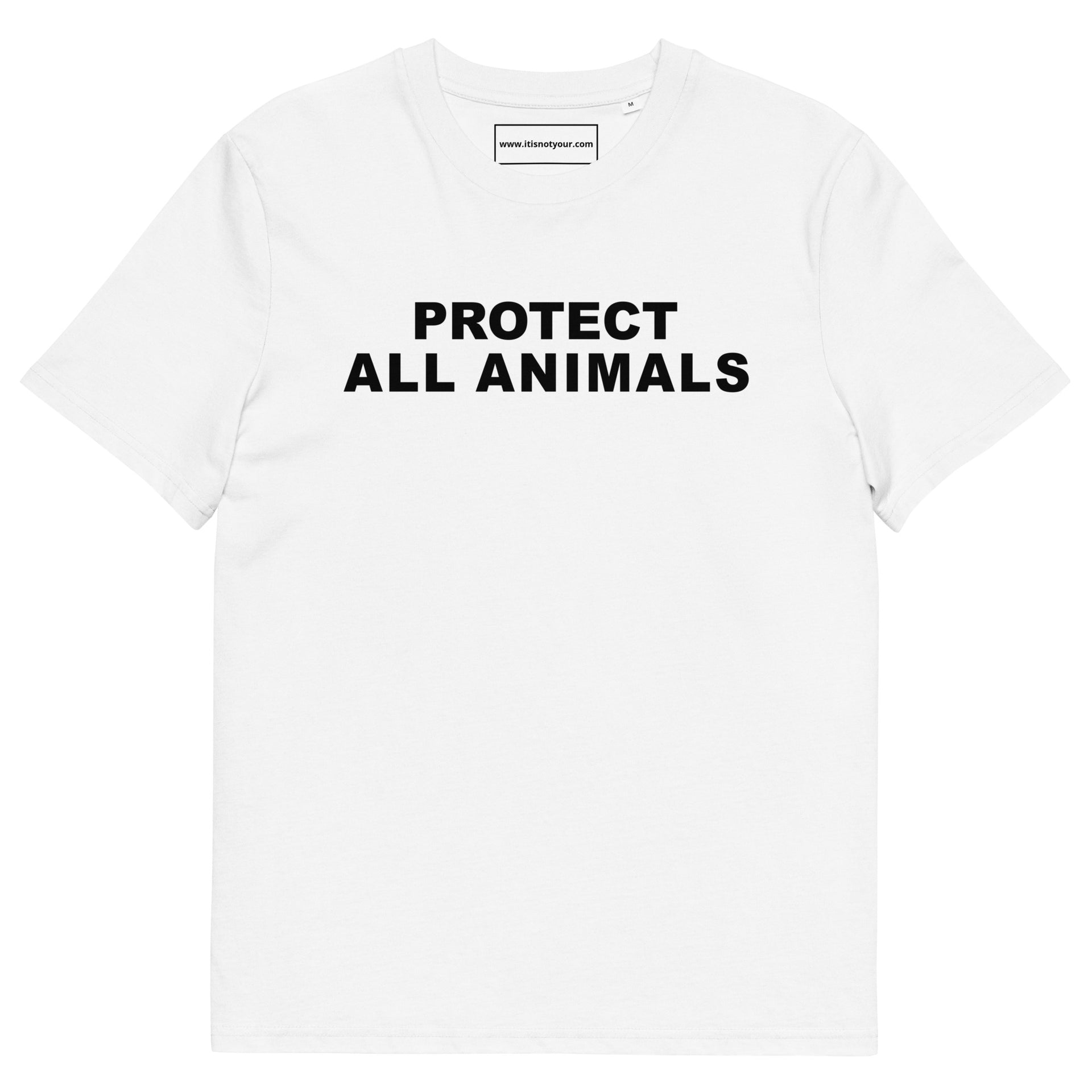 Protect All Animals Unisex organic cotton t-shirt