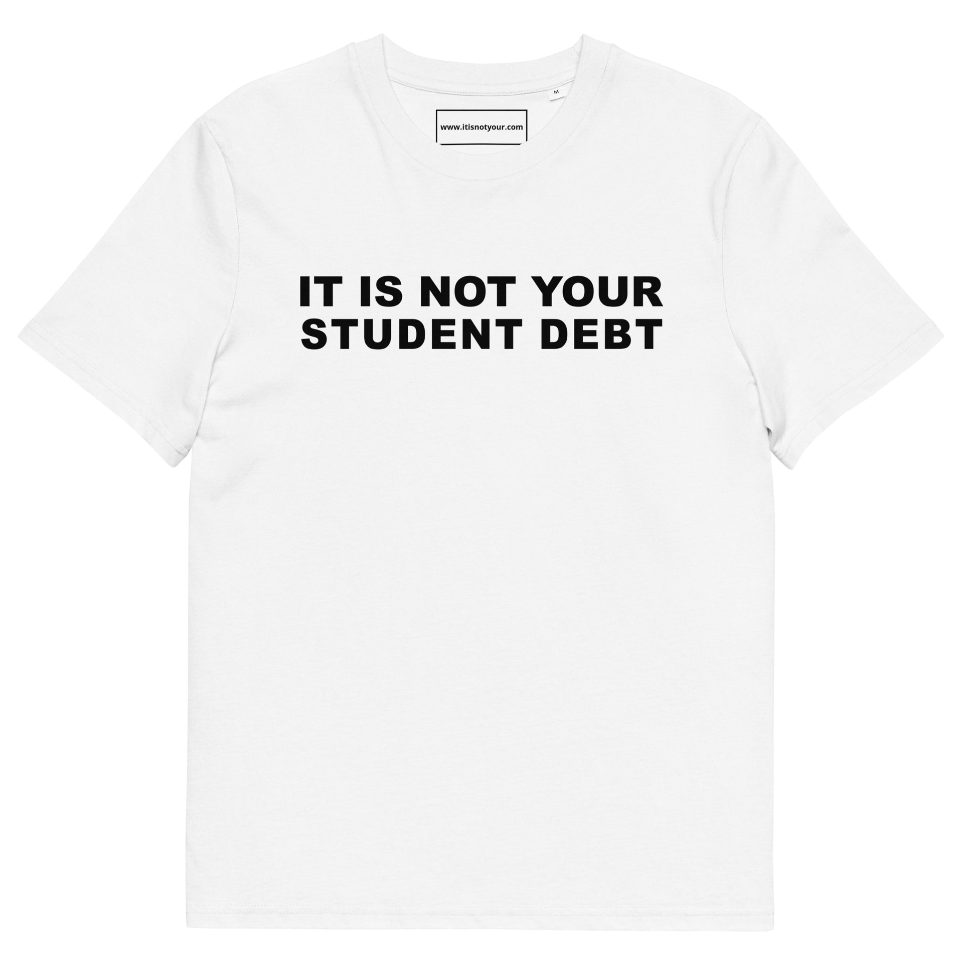 Student Debt Unisex organic cotton t-shirt