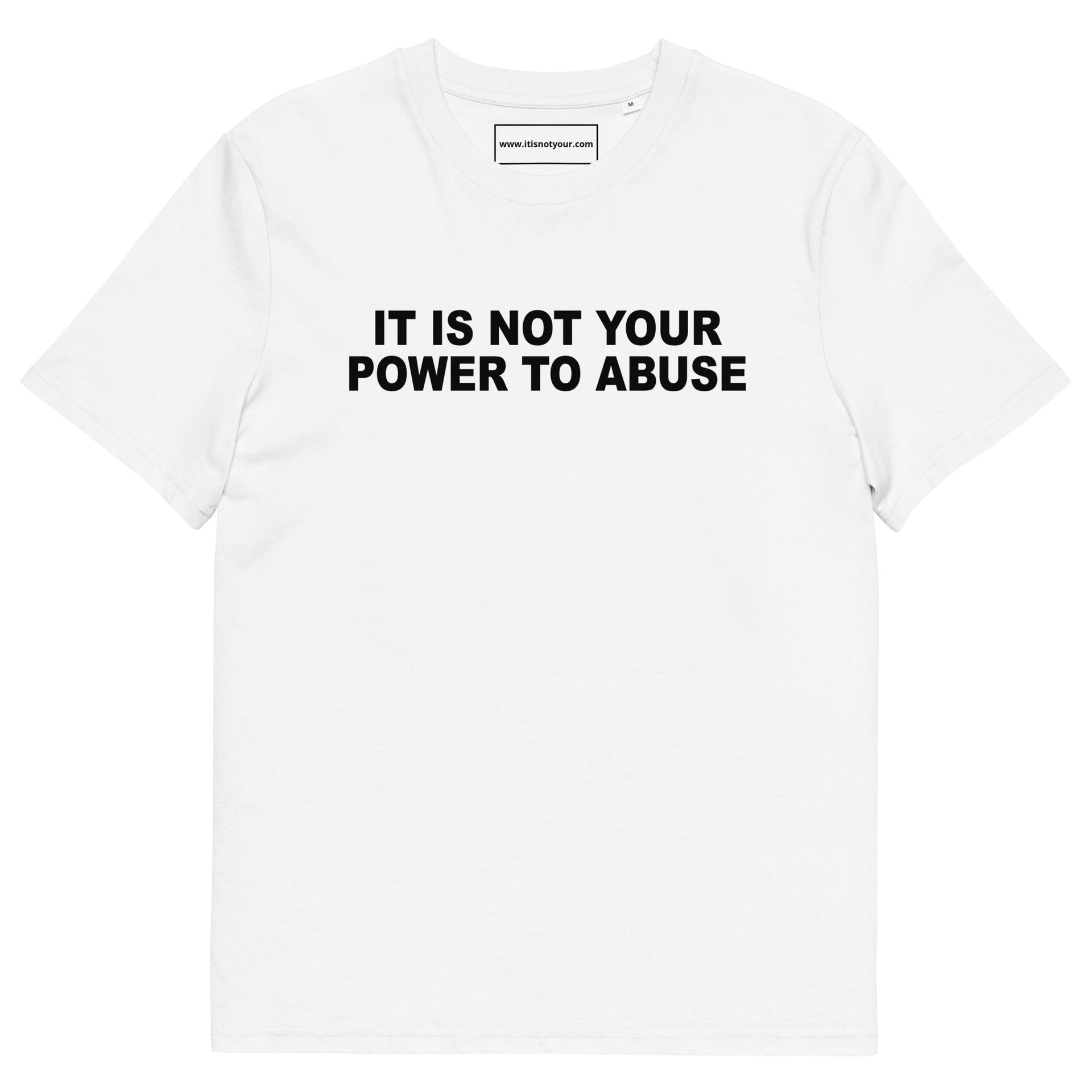 Power To Abuse Unisex organic cotton t-shirt