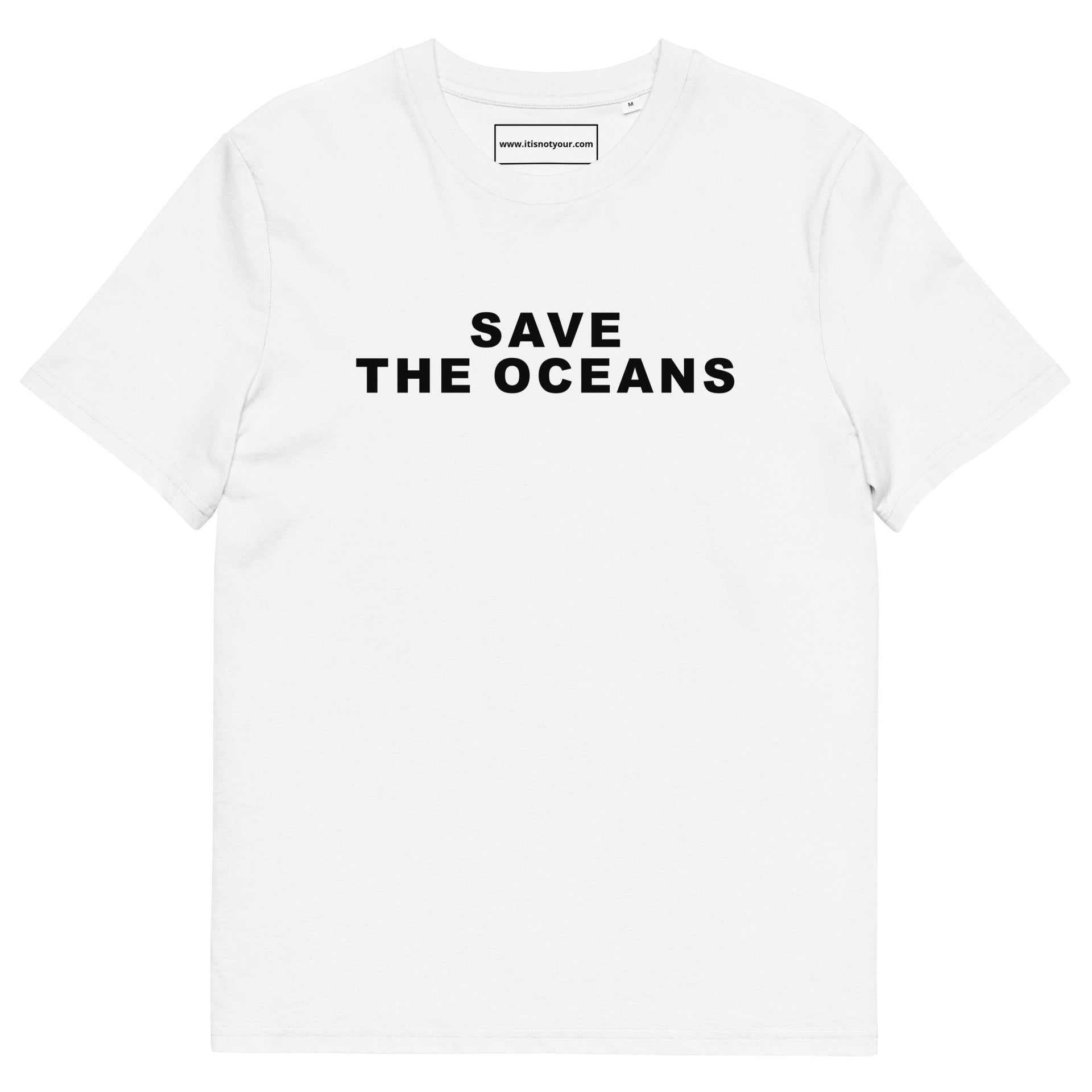 Save The Oceans Unisex organic cotton t-shirt