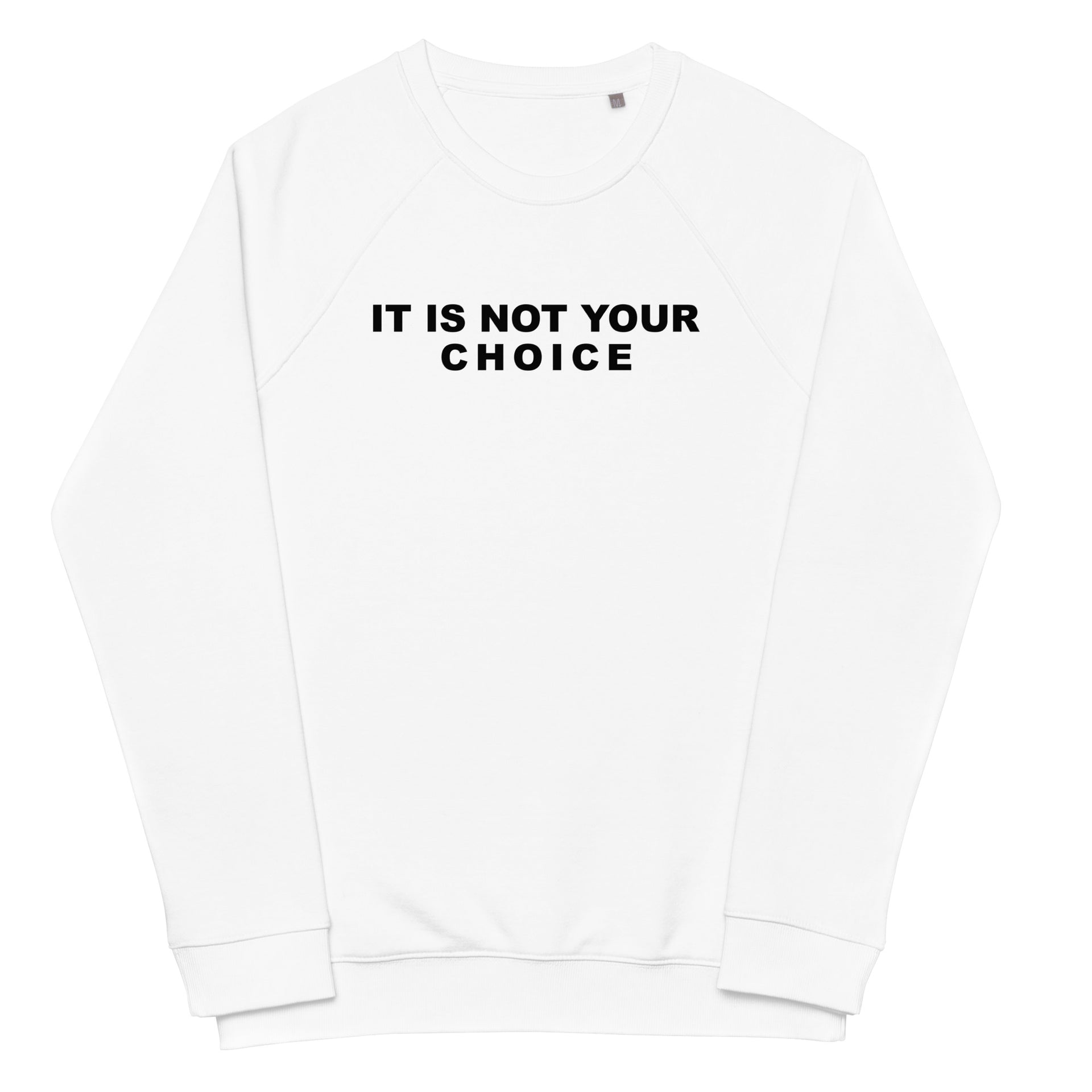 Choice Unisex organic raglan sweatshirt