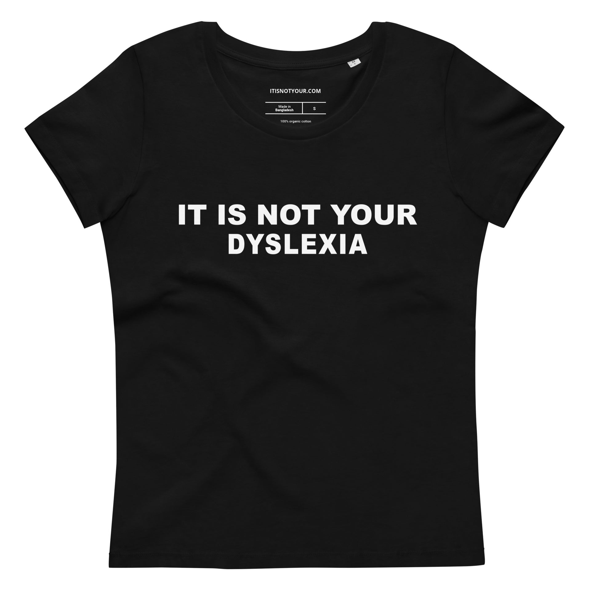 Dyslexia Women's fitted eco tee