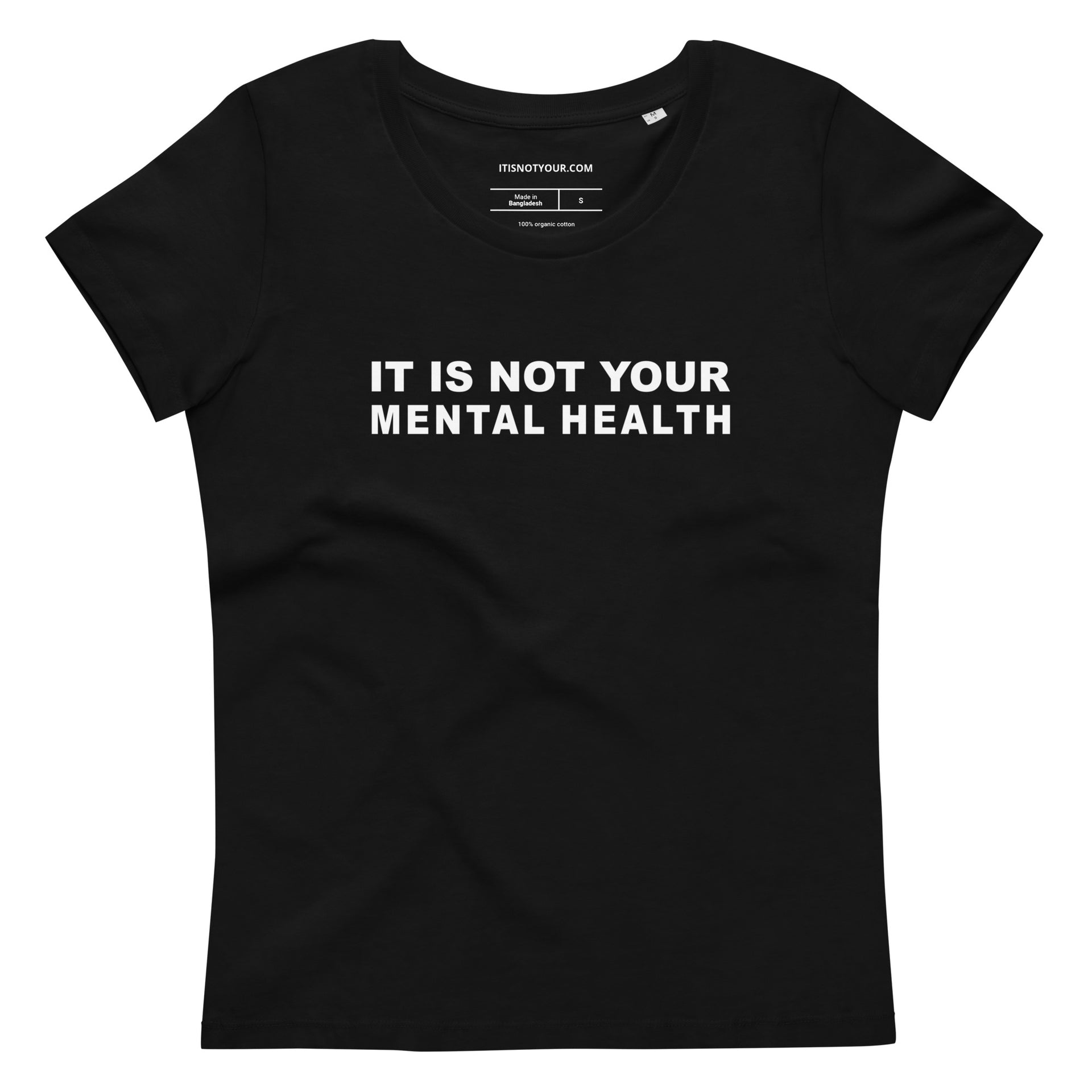 Mental Health Women's fitted eco tee