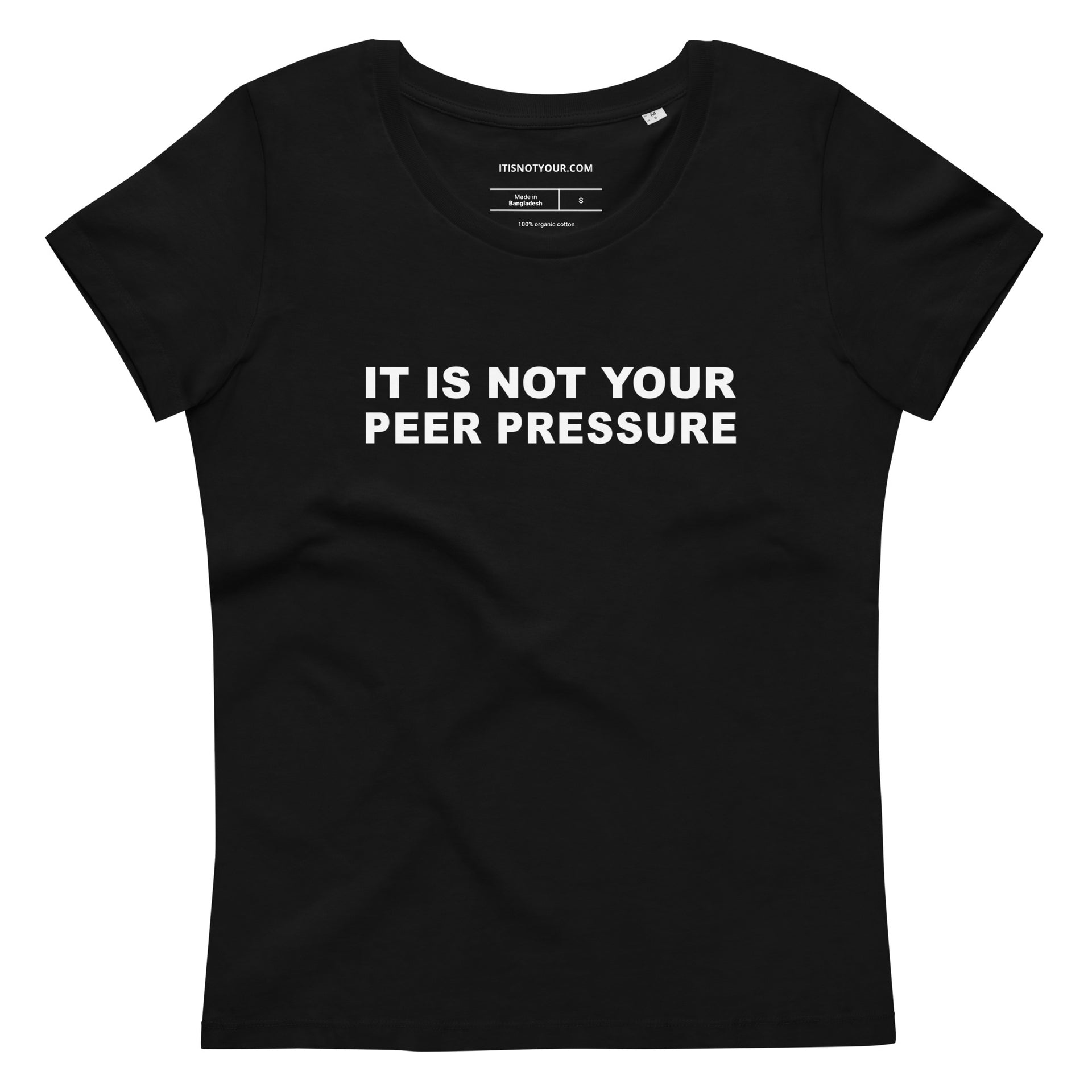 Peer Pressure Women's fitted eco tee