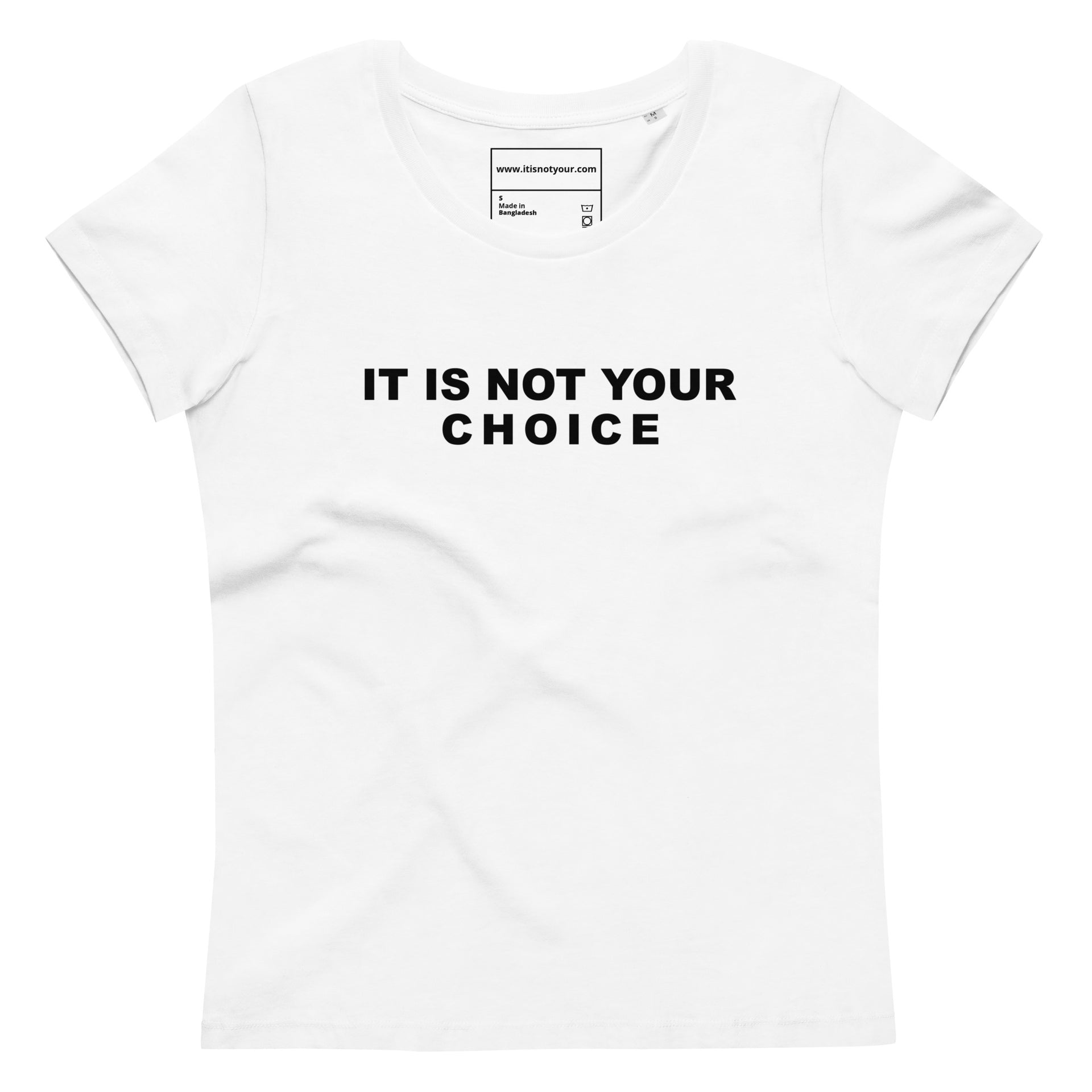 Choice Women's fitted eco tee